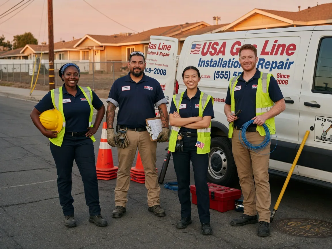 Gas Line Installation company in Eros, LA